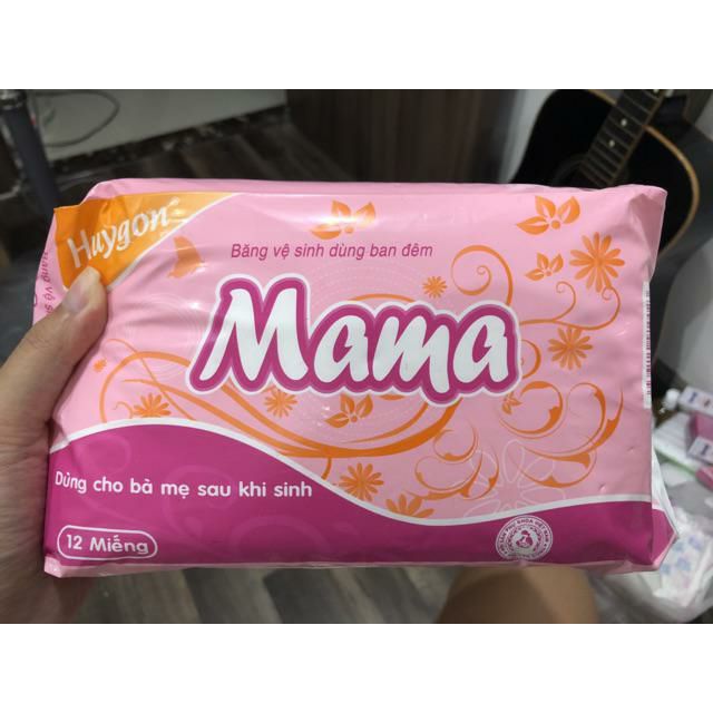 Bỉm BVS Mama gói 12 miếng cho mẹ sau sinh