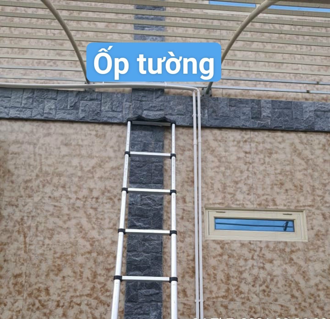 ốp thang chống trượt thang rút đơn