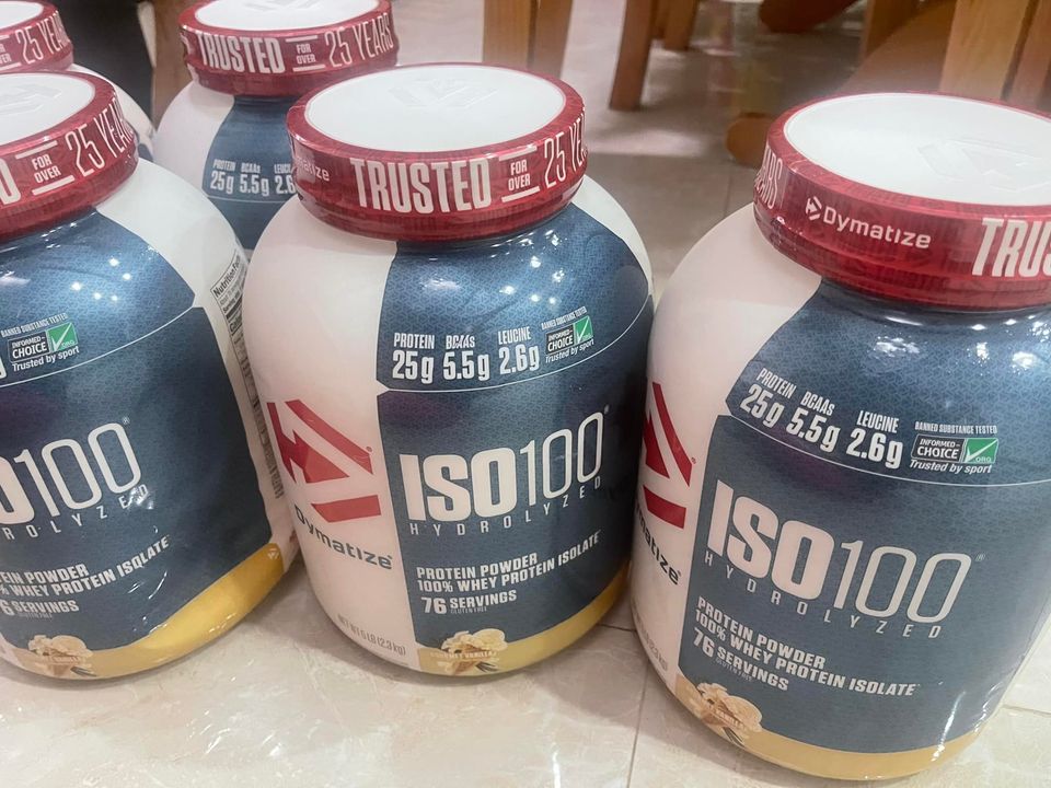 DYMATIZE ISO100 - WHEY PROTEIN HYDROLYZED CAO CẤP , CHẤT LƯỢNG CAO 5LBS