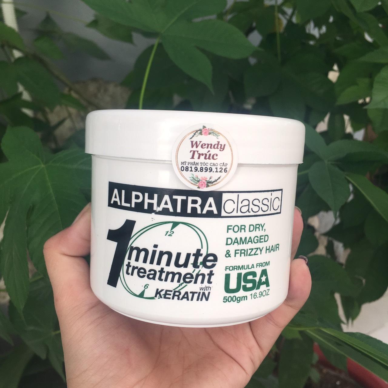 KEM Ủ 1 PHÚT ALPHATRA ONE MINUTE TREATMENT USA 500ML