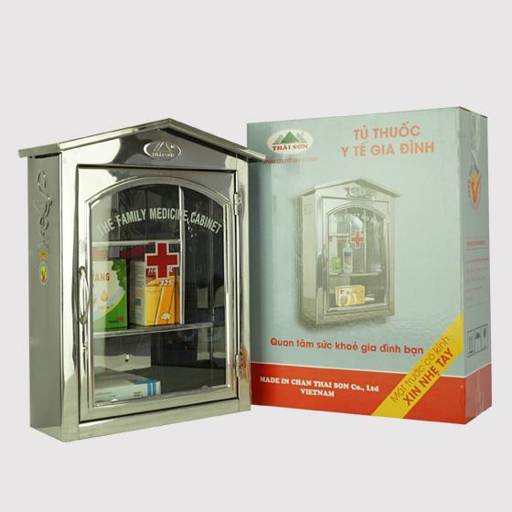 Tủ Thuốc Gia Đình Thái Sơn Chất Liệu Inox ( HÀNG CHÍNH HÃNG - ĐỔI TRẢ MIỄN PHÍ )
