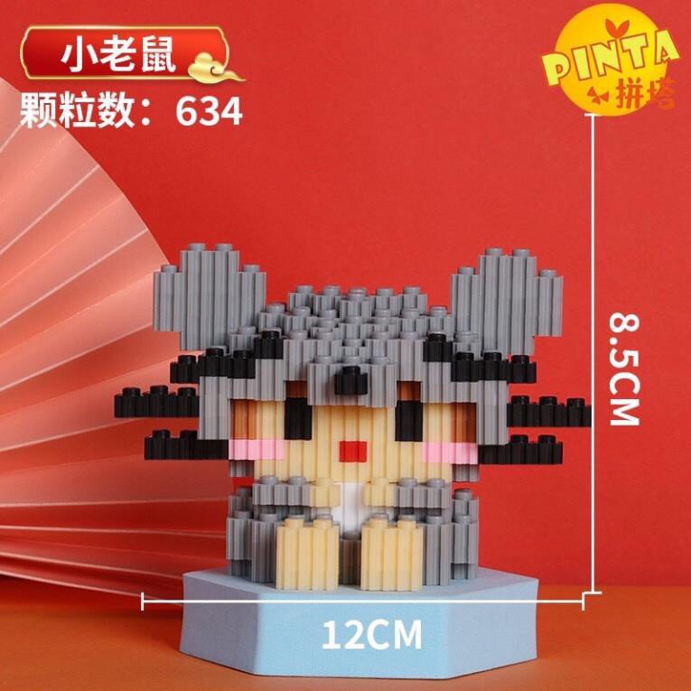 Bộ lắp ghép Lego 12 con giáp