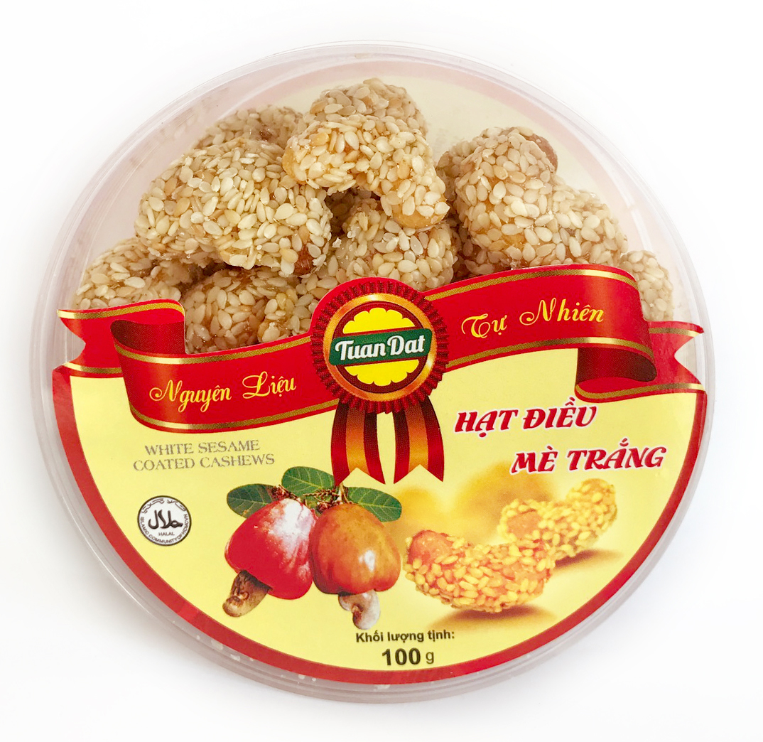 [HCM]Hạt điều mè trắng 100g