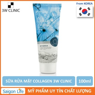Sữa Rửa Mặt Collagen 3W Clinic Cleansing Foam (100ml) thumbnail