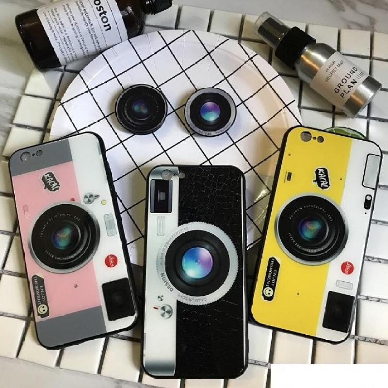 Giá Ốp lưng hình máy ảnh tặng kèm popsocket dành cho iphone 7plus/8plus