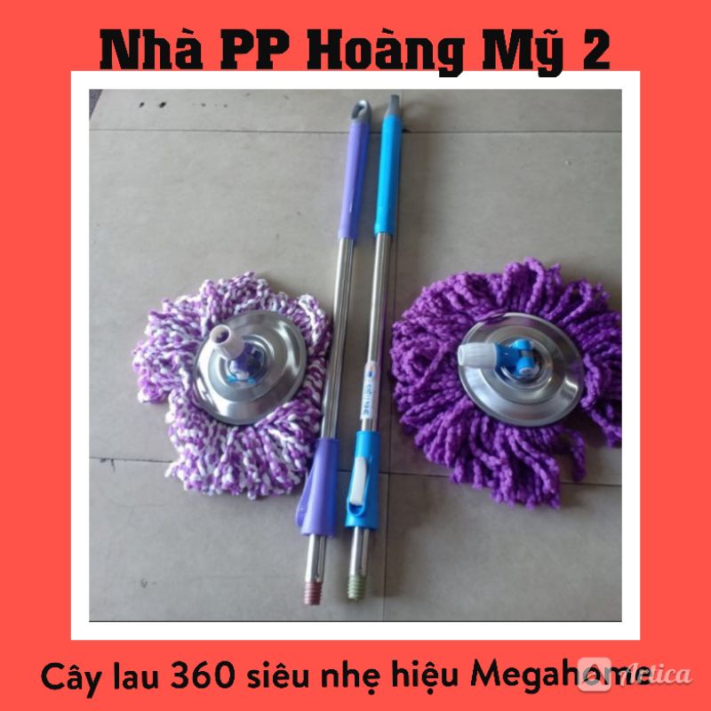 Cây lau nhà 360 độ megahome loại tốt siêu nhẹ