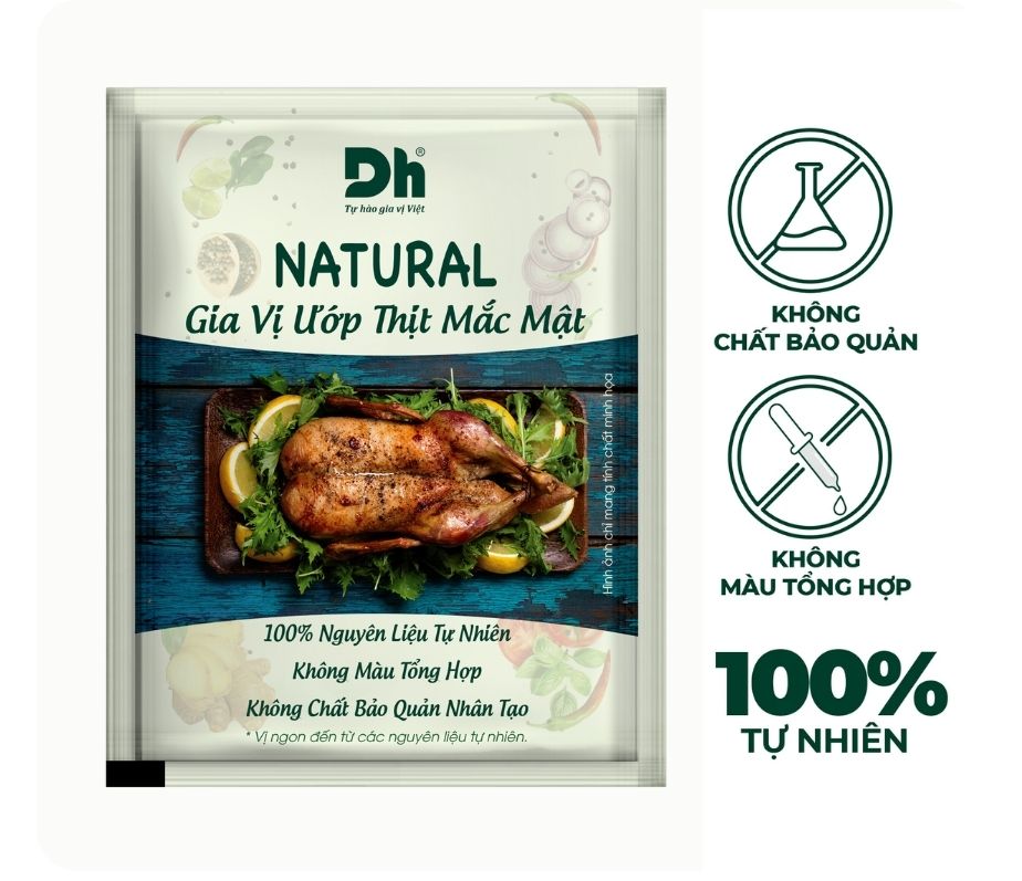 Natural gia vị ướp thịt lá Mắc Mật