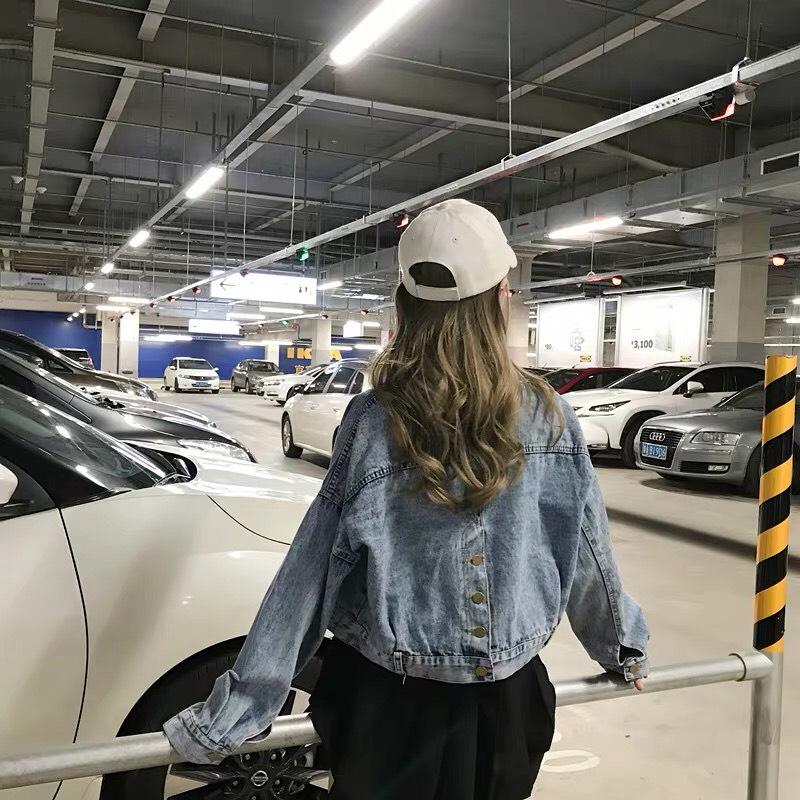 Áo Khoác Jeans Nữ lững 4 Túi Cao Cấp m3104