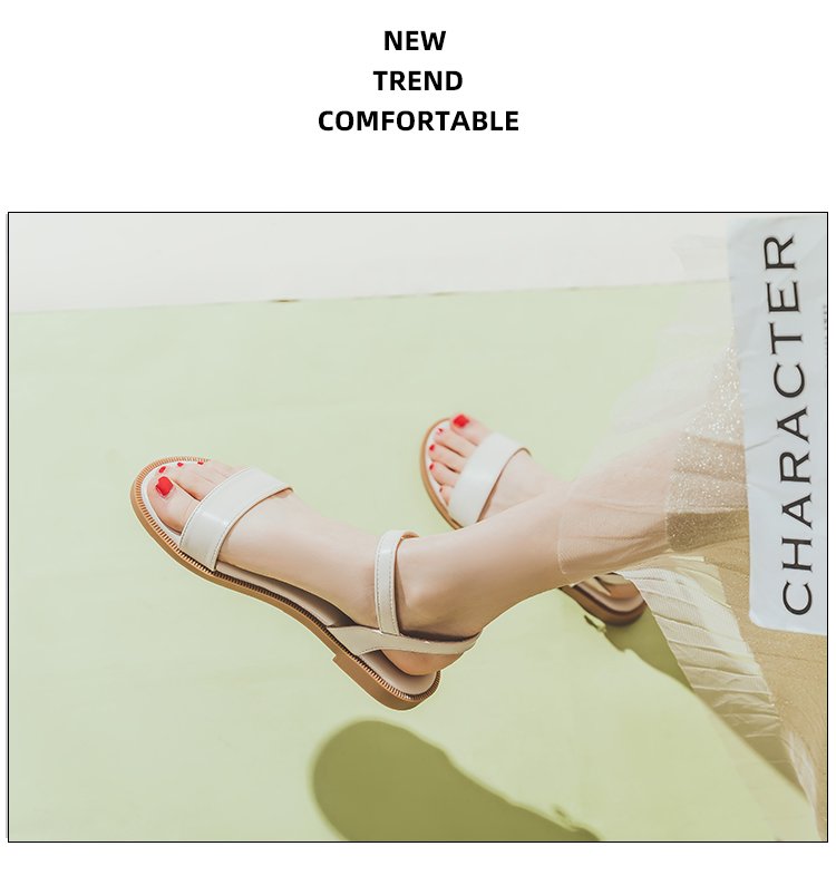 BÁO GIÁ GIÀY SANDAL MŨI NHỌN ĐAN DÂY 2CM CILLIE MÀU KEM 1055 (STORE 5703) | Shopee Lazada Sendo Tiki mới nhất 56 SANDAL Bệt TDS12 Quai Ngang Mũi Tròn Màu Kem (Hàng Chuẩn)