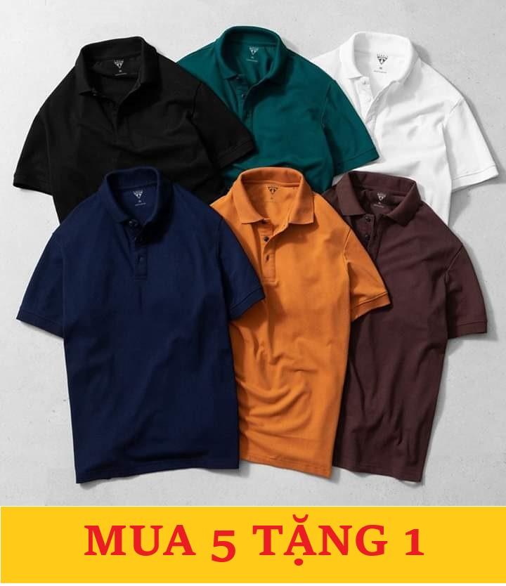 ÁO THUN NAM POLO TAY NGẮN CỔ BẺ VẢI ĐẸP ( Nhiều Màu )