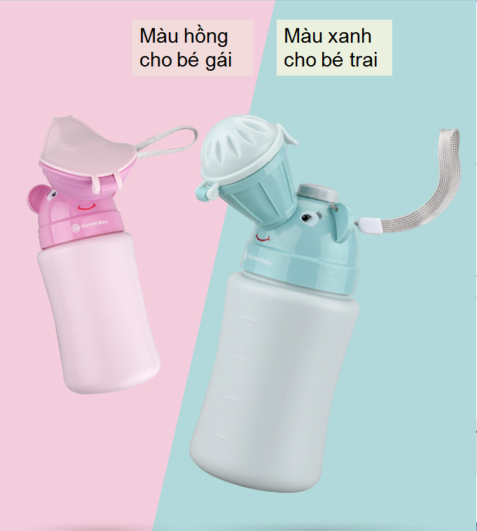 Bình đi tiểu mini cho bé khi du lịch, trên xe hơi, xe ôtô, bệnh viện