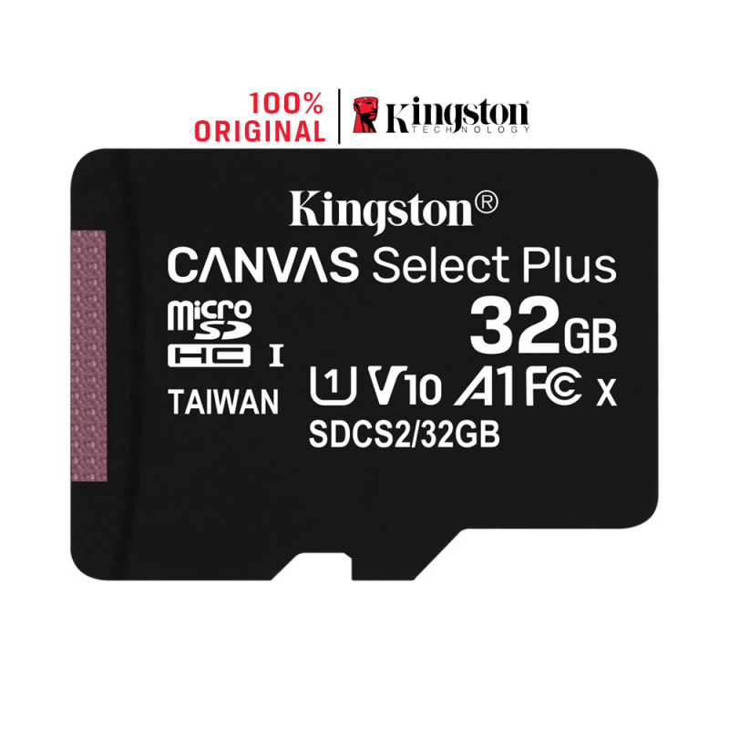 Thẻ Nhớ MicroSDHC Kingston Canvas Select Plus 32GB Class 10 U1 100MB/s SDCS2/32GBCP