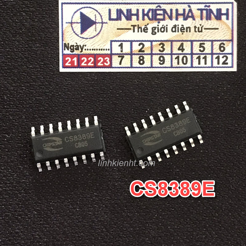 Túi 2 con ic công suất cs8389e cs8389 audio sop16 mới
