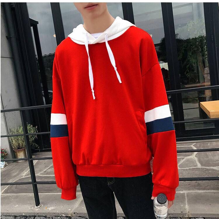 [HCM]ÁO HOODIE NAM NỮ NÓN HAI LỚP TAY ÁO PHỐI HAI MÀU CỰC CHẤT TPPPT65