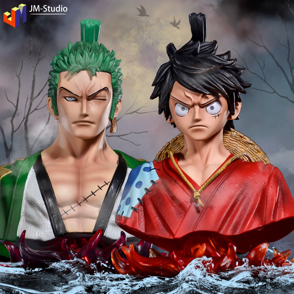 (Siêu hot) Mô hình Zoro luffy hải tặc mũ rơm ( one piece ) có đèn led