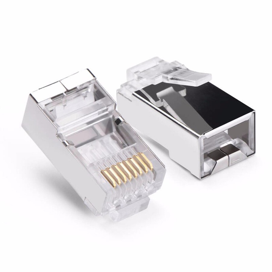 Túi 10 hạt mạng Ugreen 20333 chuẩn CAT6 bọc inox  - HapuStore