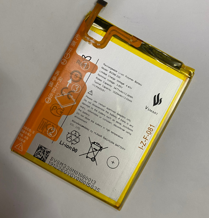 Vsmart Battery Model Bvsm-330 Used for Star 3