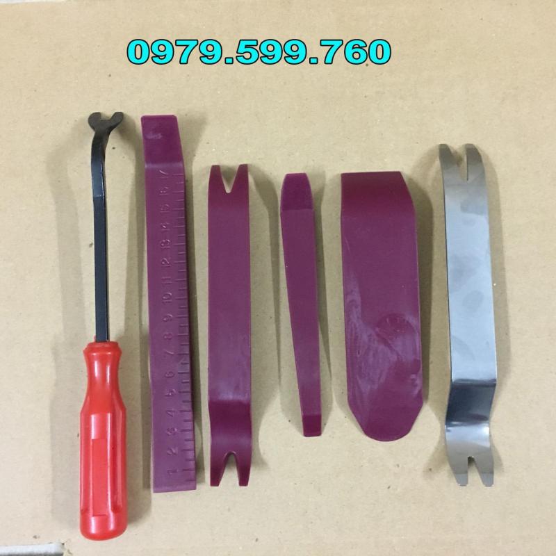 Bộ cậy taplo ô tô, Bộ nạy nhựa ô tô 6 chi tiết cơ bản