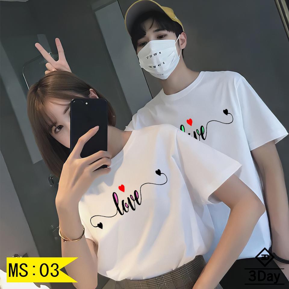 - áo đôi tình yêu love đẹp nhất
