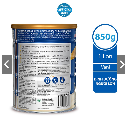 Ensure Gold 850g