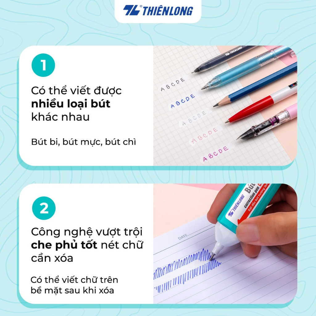 (1 Cây) Bút xóa Thiên Long 12ml CP-02