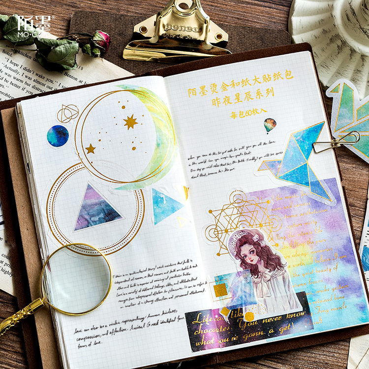 Sticker đêm huyền bí cực đẹp Be Tiny Stationery