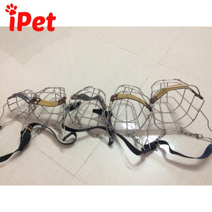 Rọ Mõm Inox Cho Thú Cưng Chó Size M - iPetshop