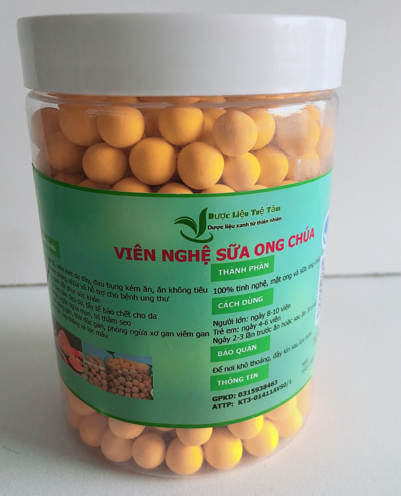 [HCM]Viên nghệ mật ong - Hủ 500g cao cấp