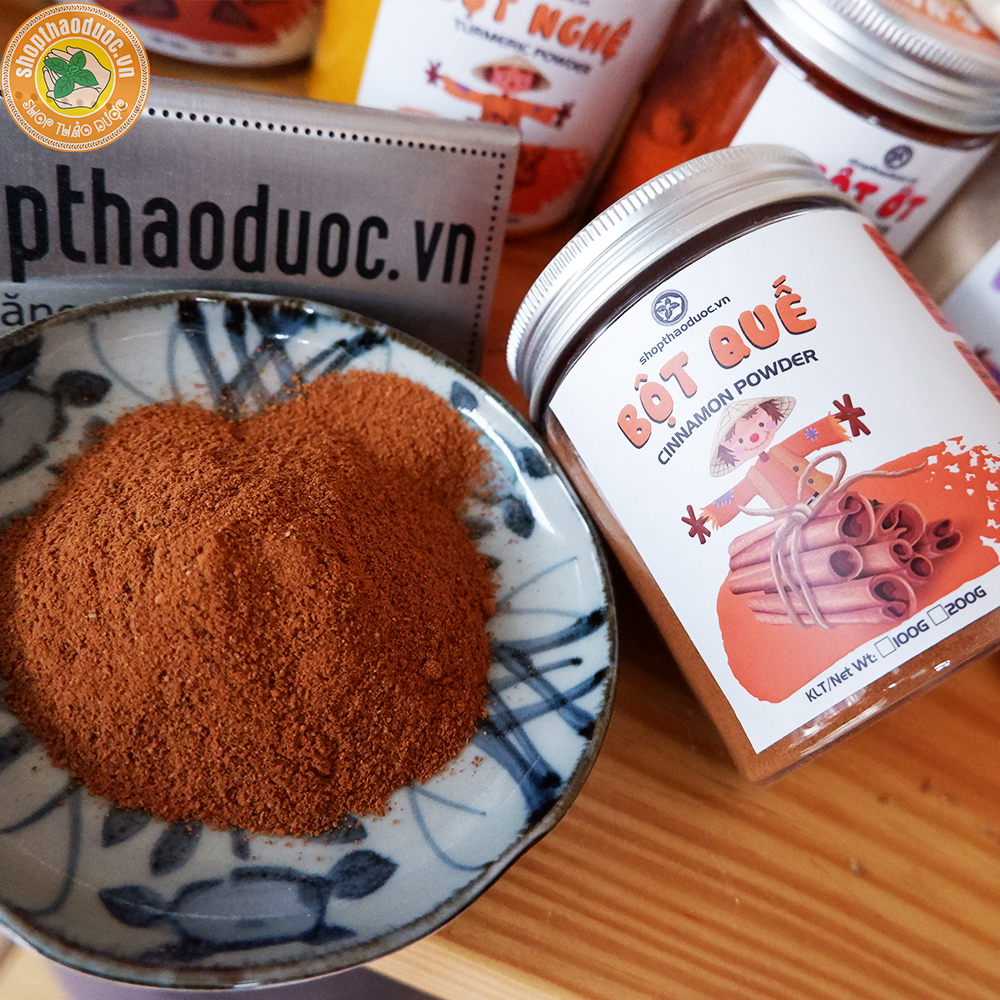 Bột Quế Nguyên Chất Hũ 100G - Bột Quế Loại 1