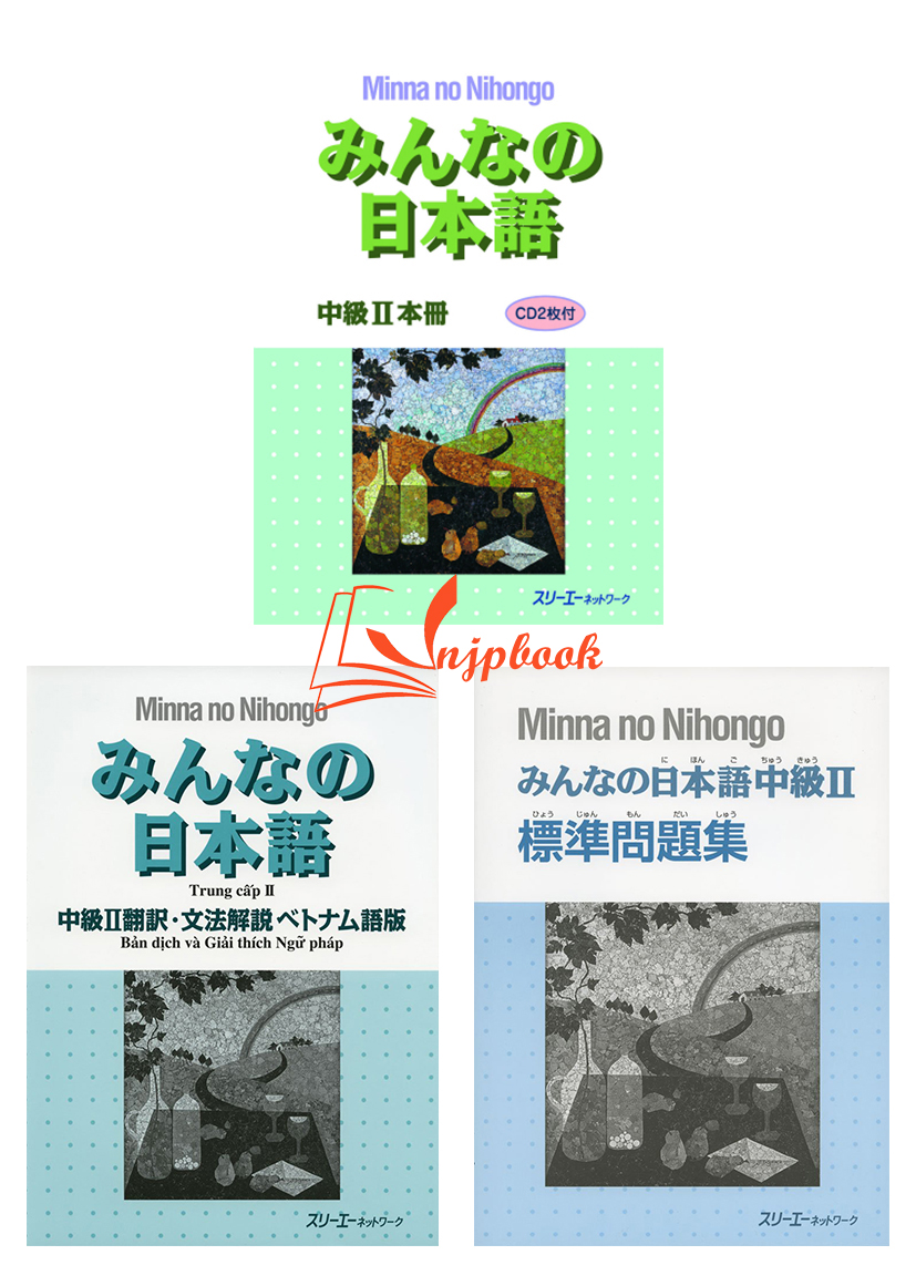 Minna no Nihongo Trung Cấp 2 – Bộ 3 cuốn (Kèm CD)