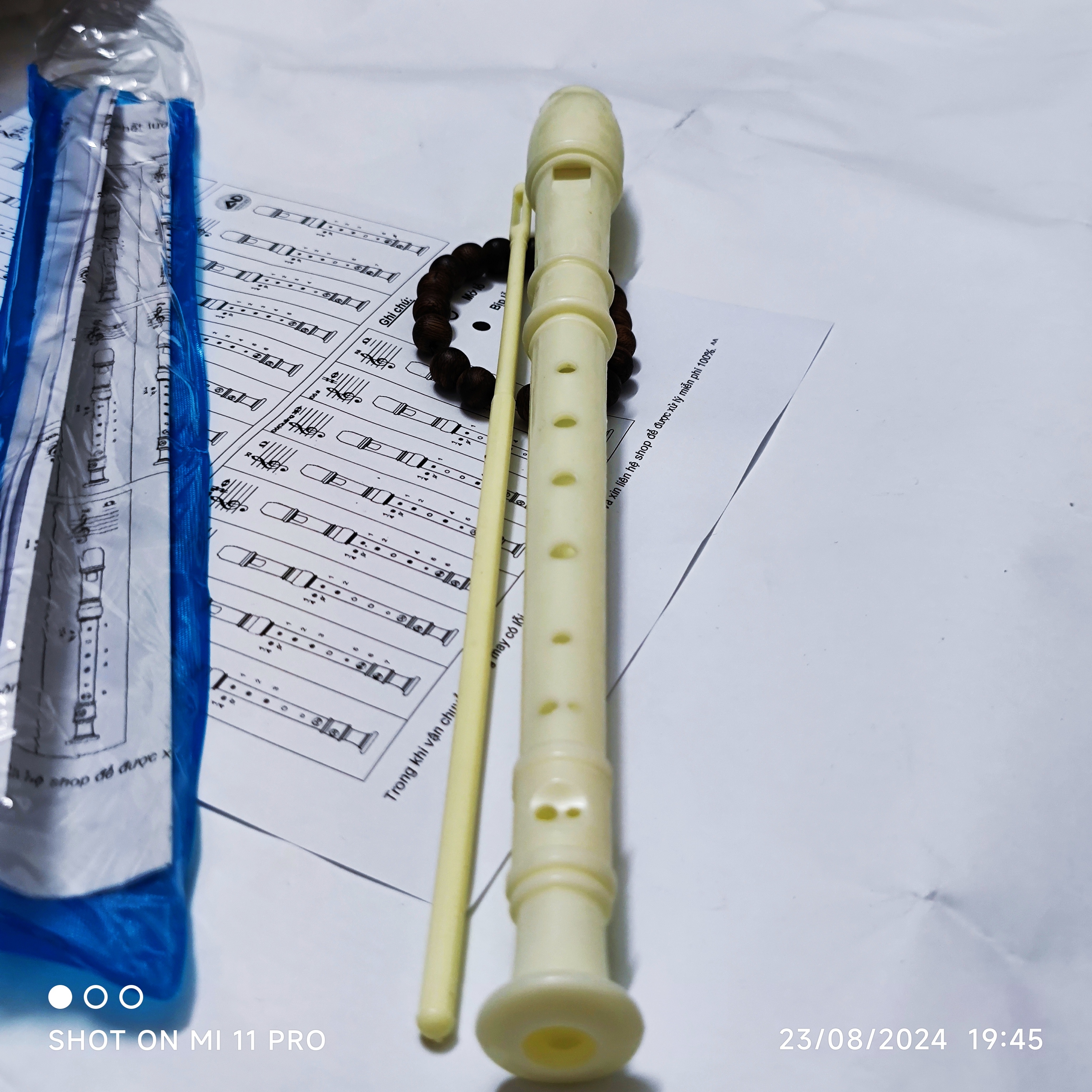 sáo recoder 8 lỗ học sinh - hay dùng. german