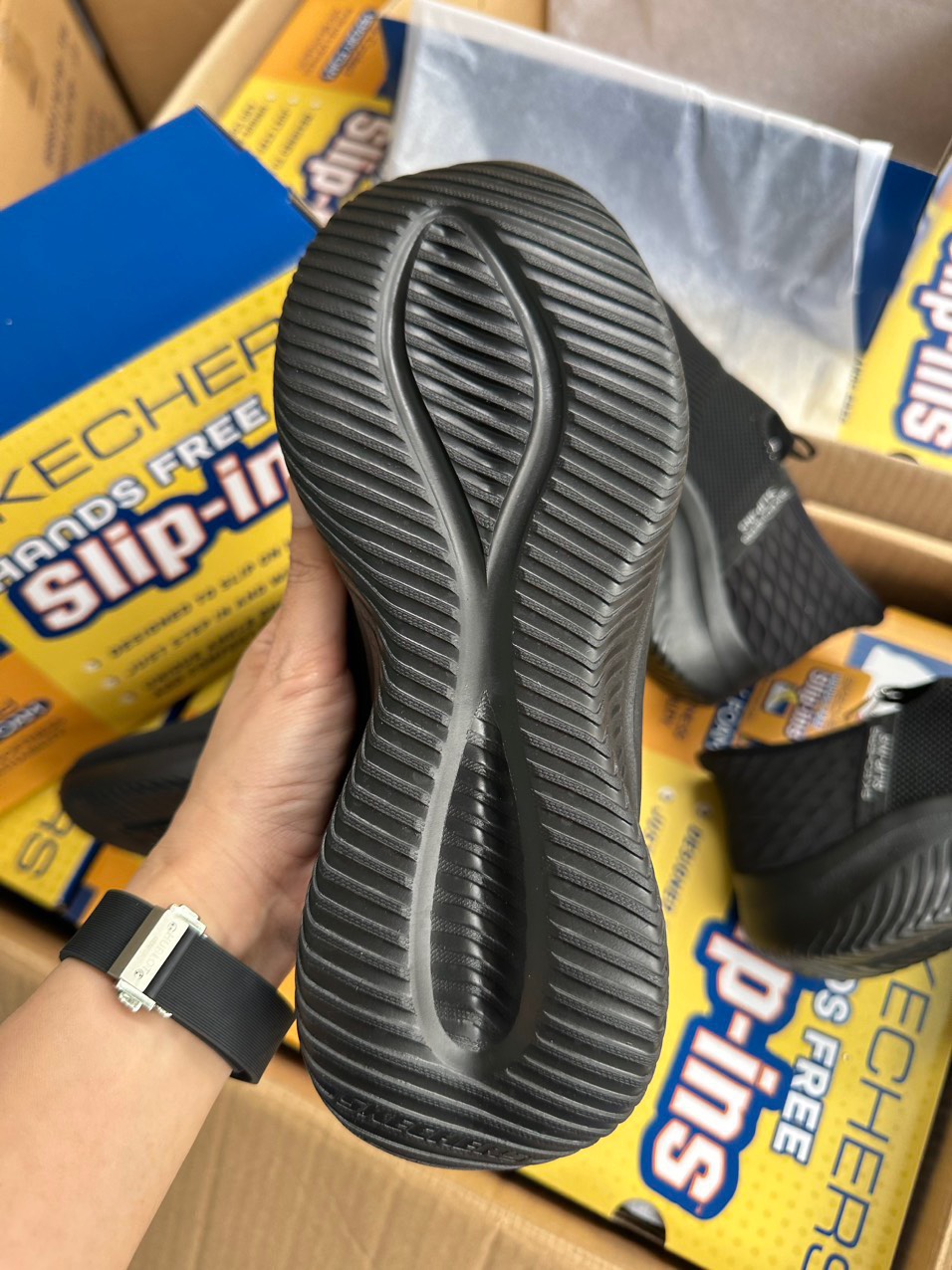 Giày Skecher Slip-ins: Ultra Flex 3.0 - Smooth Step nữ, D175