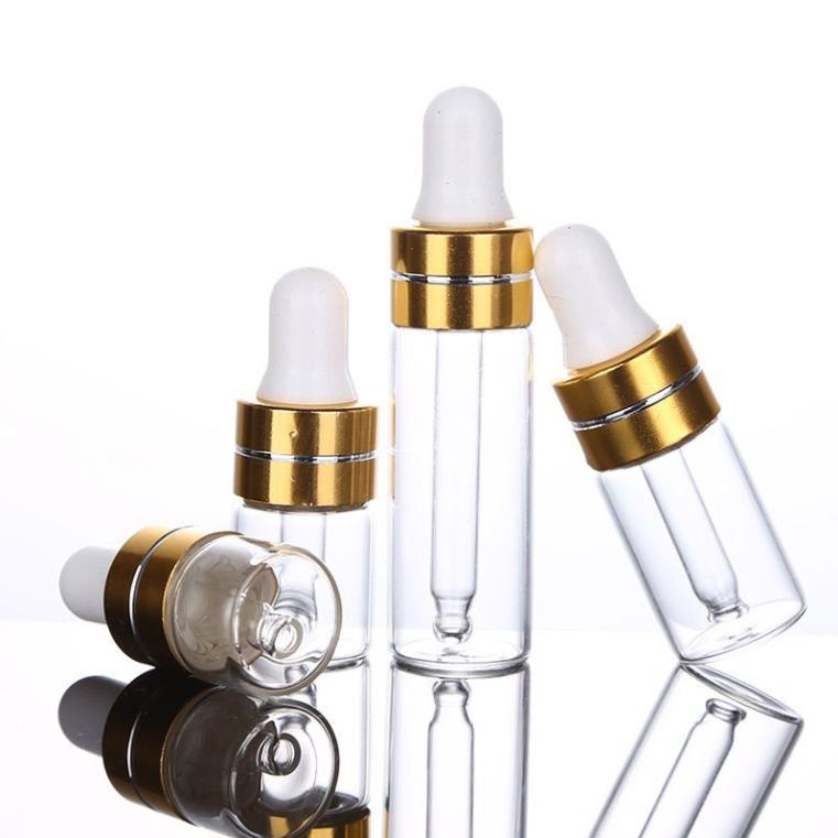 [Nhiều Màu] Lọ Chiết Serum, Lọ Đựng Tinh Dầu Thủy Tinh Mỏng 3ml,5ml