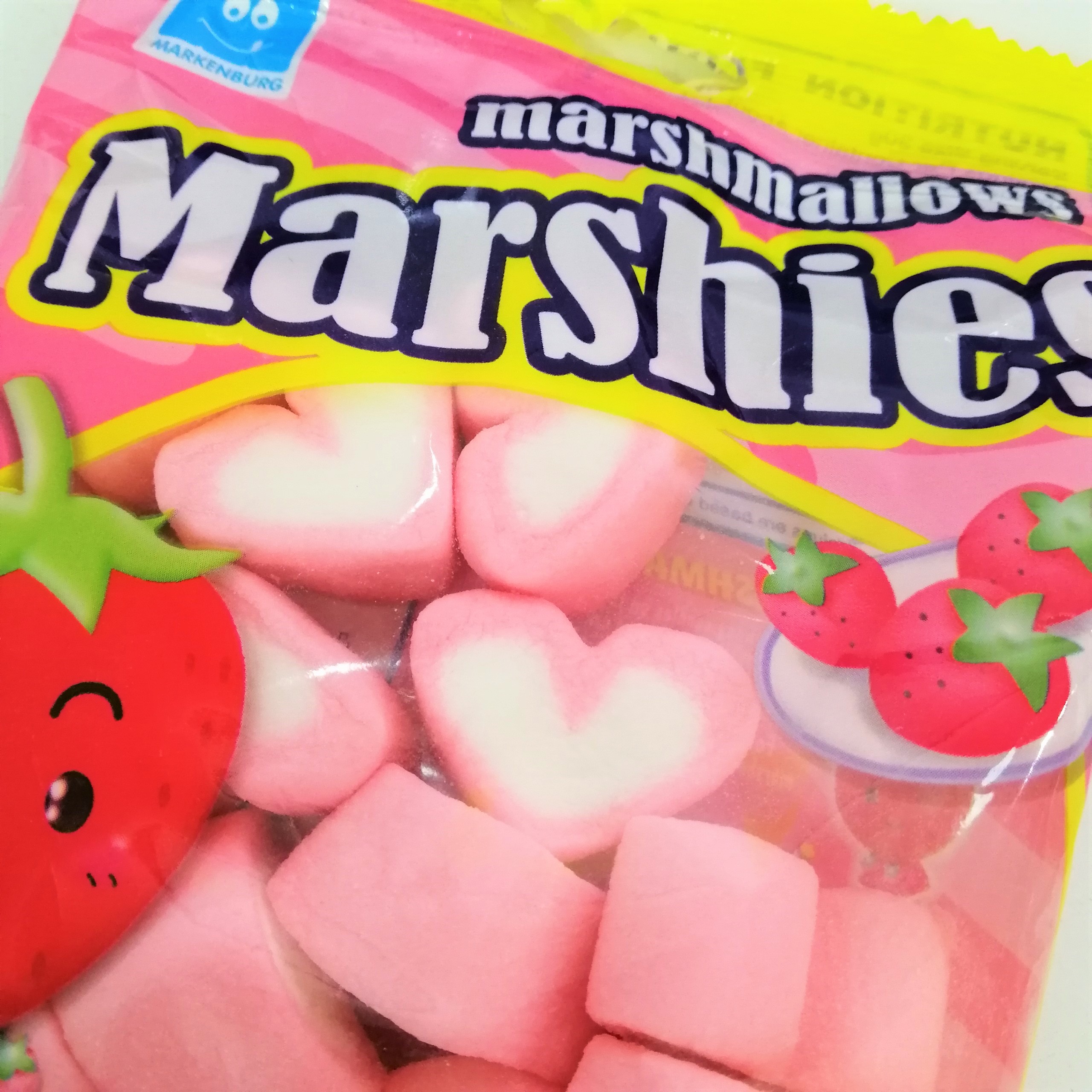 Kẹo Bông Gòn Marshies Hương Dâu (Gói 40g)