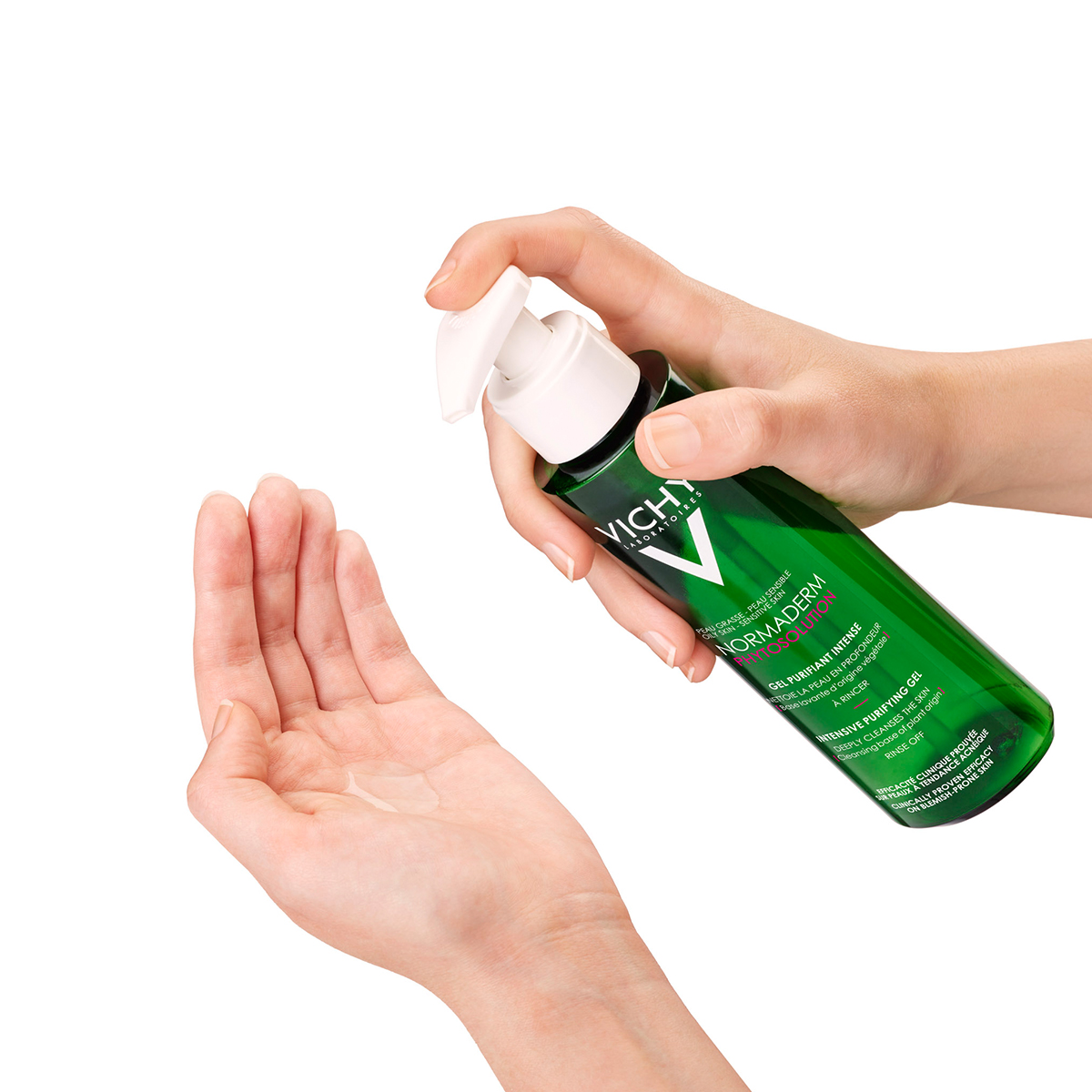 [GIẢM 20K ĐƠN 399K] Vichy Gel Rửa Mặt Cho Da Dầu, Mụn Normaderm Phytosolution 200ml