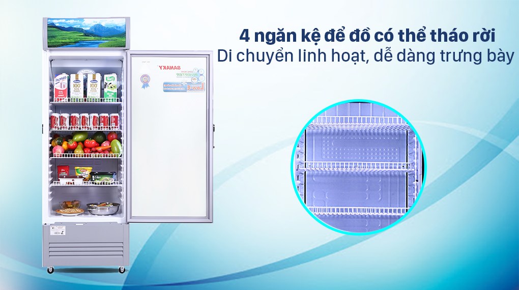 [TRẢ GÓP 0%] Tủ mát Sanaky 290 lít TM.VH358KL (Giá áp dụng giao tại HN, HCM& các tỉnh liên hệ shop)