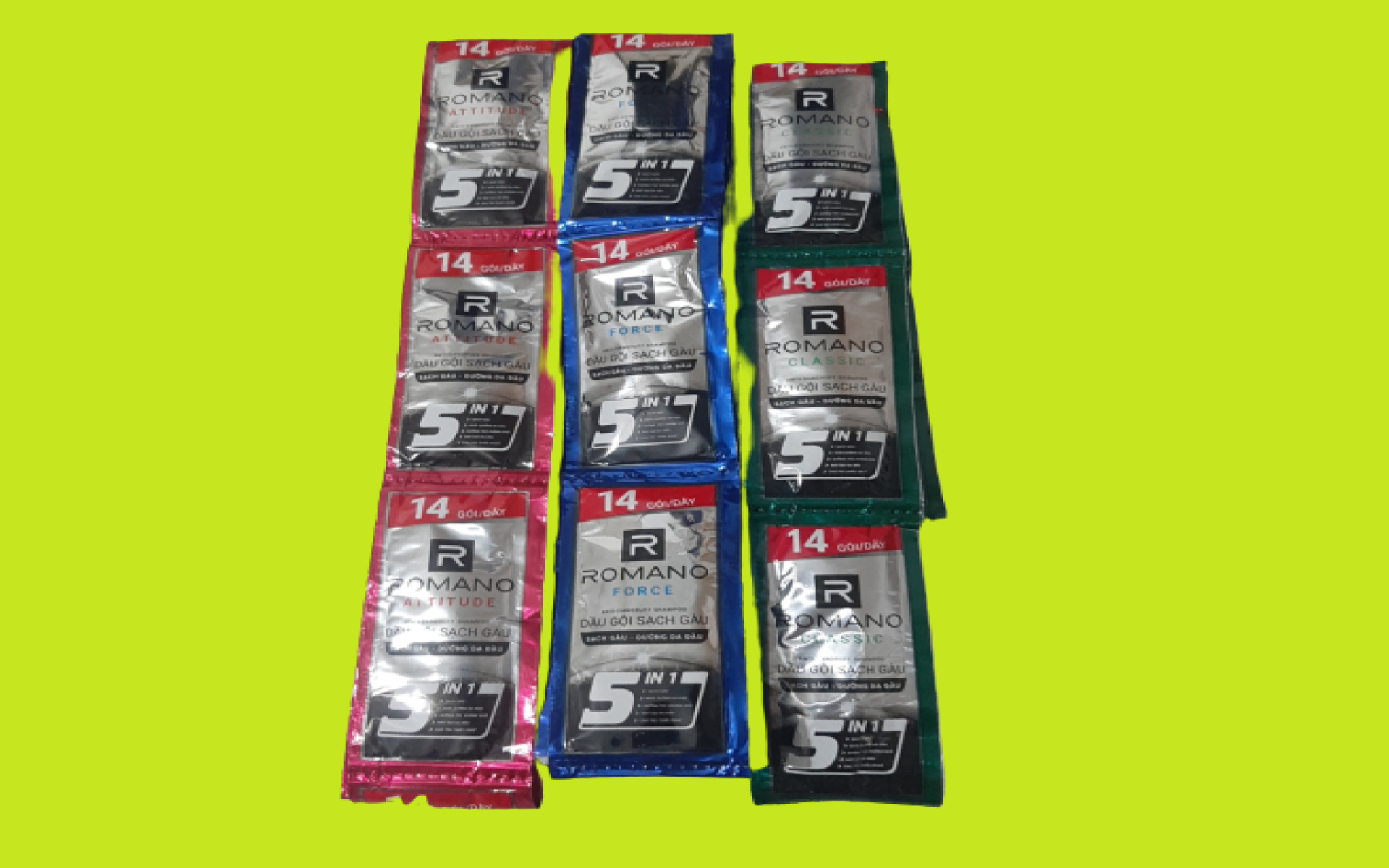 COMBO 1O DÂY ROMANO ĐỦ LOẠI 5G/GÓI