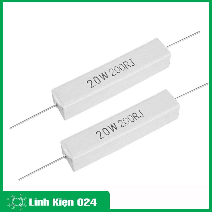 Điện trở công suất 20W 5% ( trở sứ ) nhiều giá trị