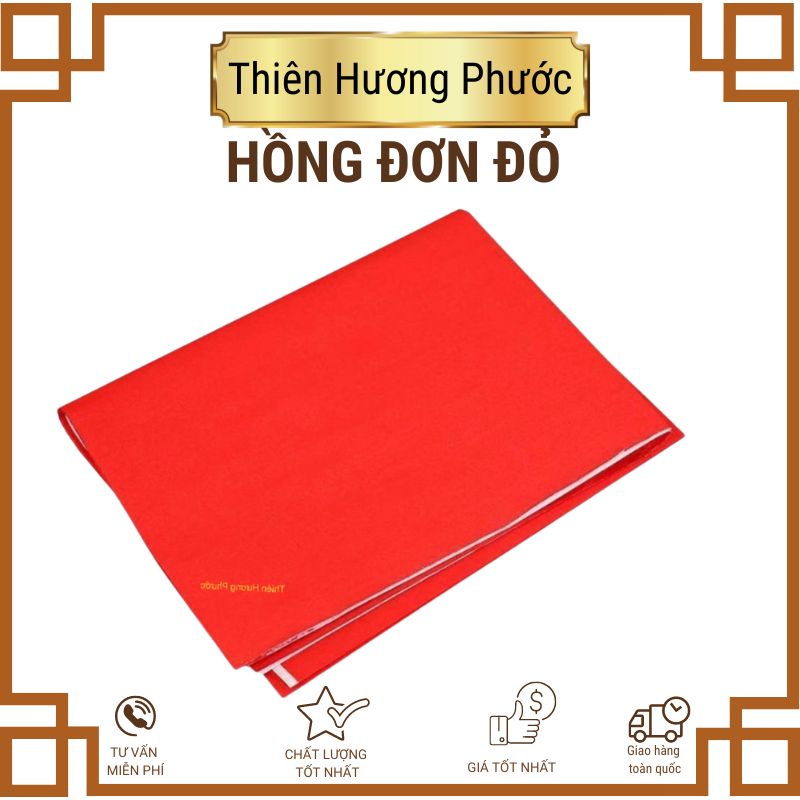 vangma.net- giấy hồng đơn đỏ trang trí ban thờ