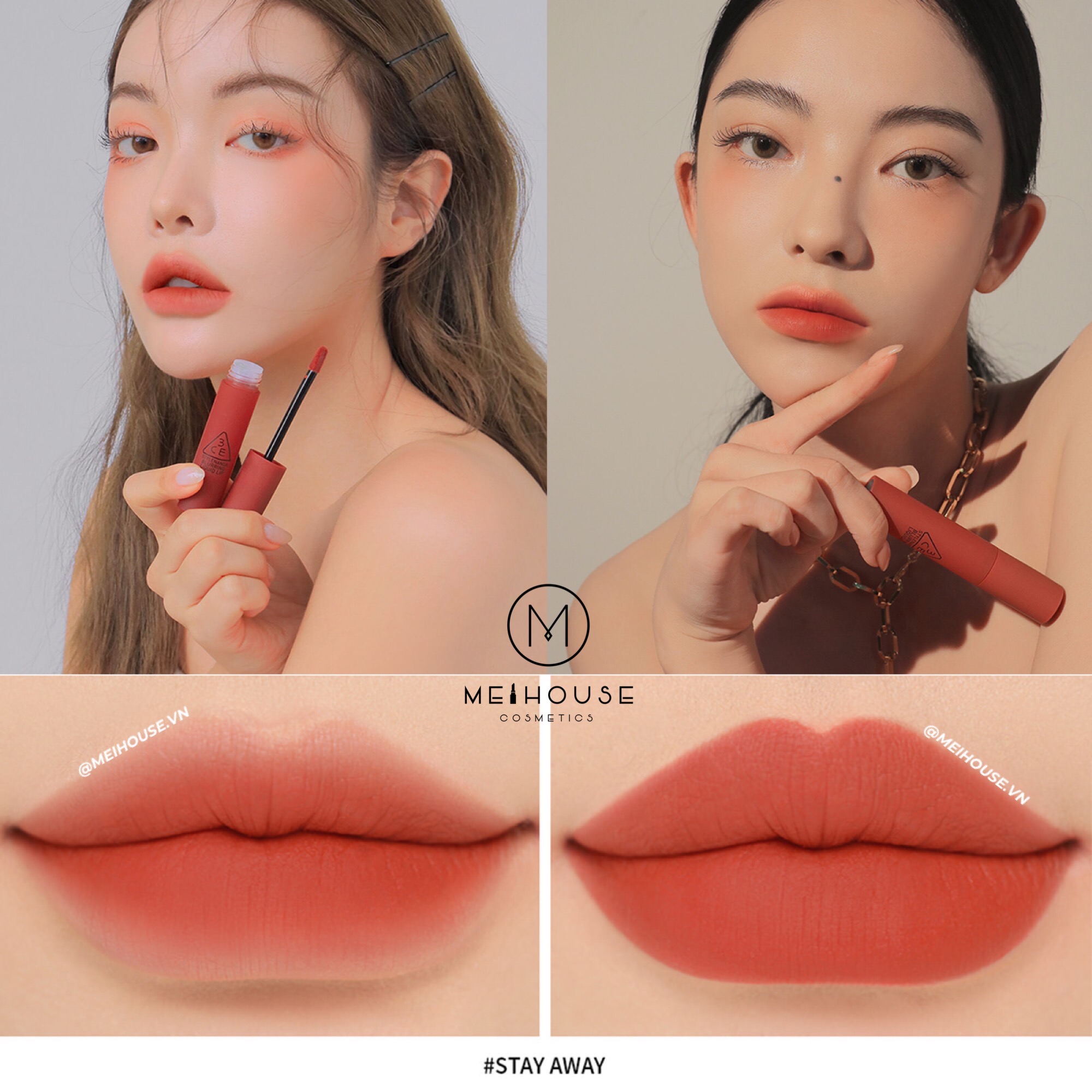 Son kem lì 3CE BLURRING LIQUID LIP