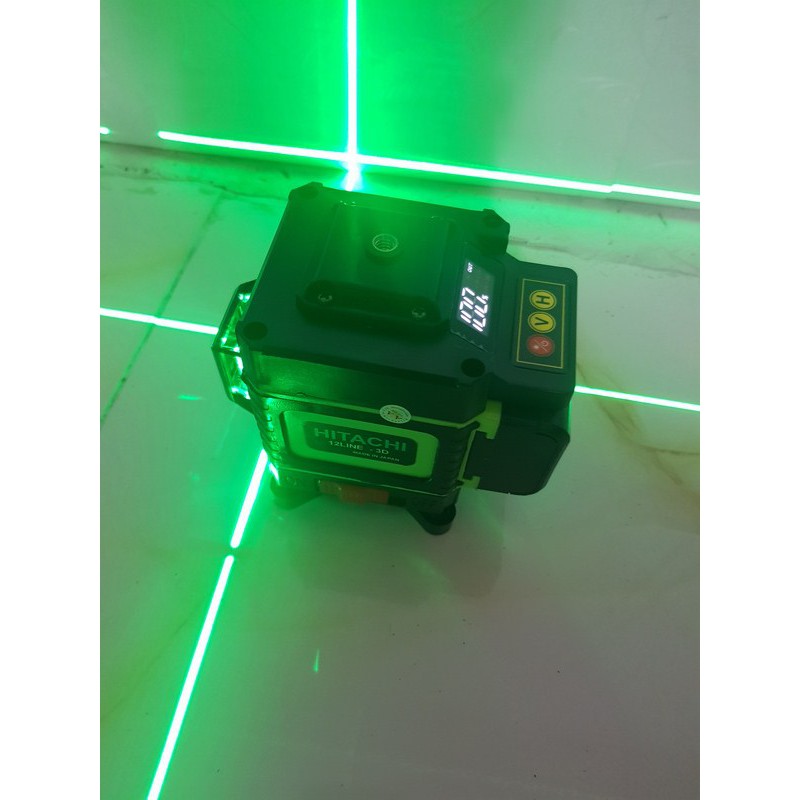 Máy cân bằng laser 12 tia xanh_nhập khẩu -nhật bản hitachl ,máy cân nước 12 tia