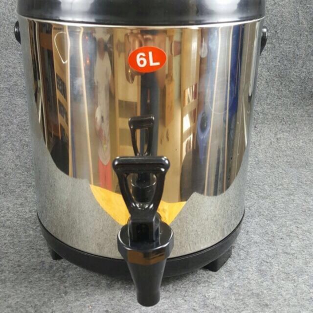 Bình ủ trà sữa nóng lạnh 3 lớp các cỡ 6 lít