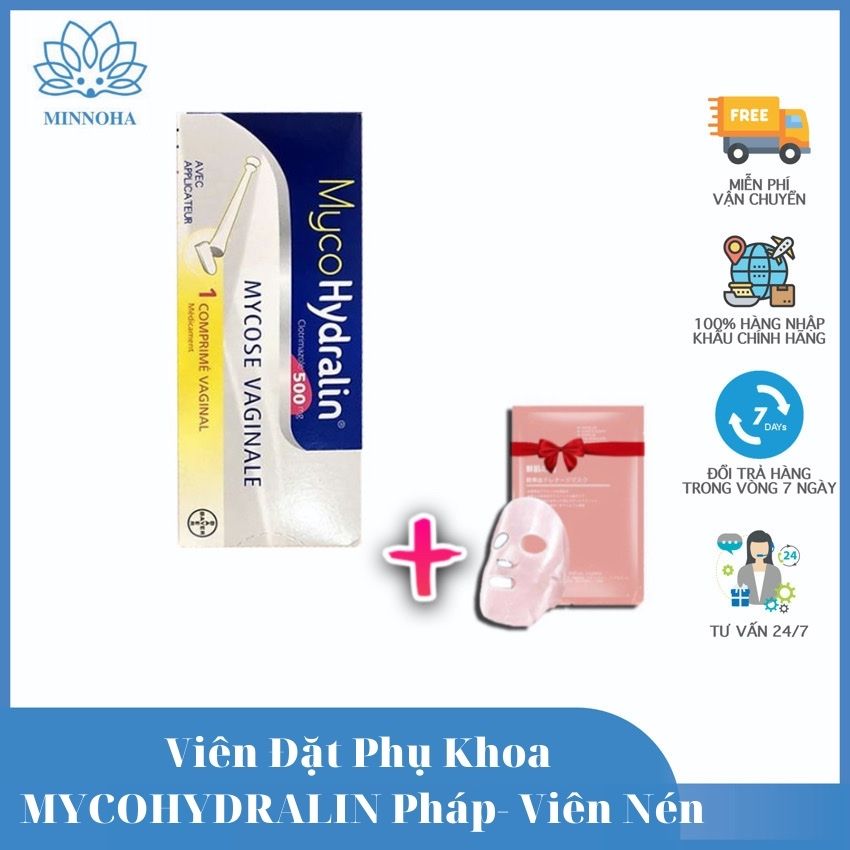 [Freeship+Quà 15k] VIÊN ĐẶT PHỤ KHOA MYCOHYDRALIN PHÁP - VIÊN NÉN- Minnoha Store