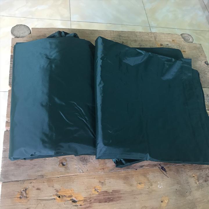 Áo mưa choàng xanh rêu