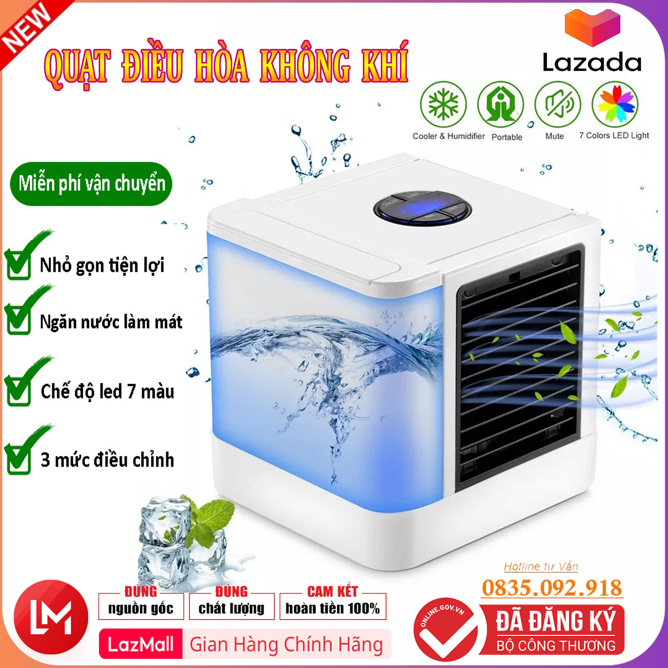 [HCM]( Hàng Cao Cấp ) Quạt điều hòa mini  Quạt Điều Hòa Mini Arctic AIR Quạt Hơi Nước Để Bàn Điều Hòa Không Khí Giúp Bạn Tránh Nóng Hiệu Quả bảo hành 12 tháng.