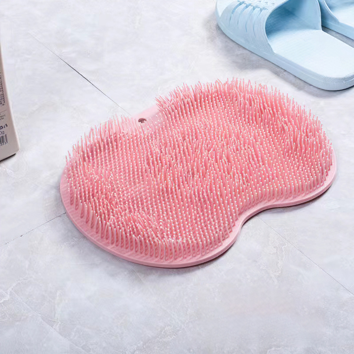 Convenient Massage Wall-mounted Silicone Foam Back Rub and Foot Brush