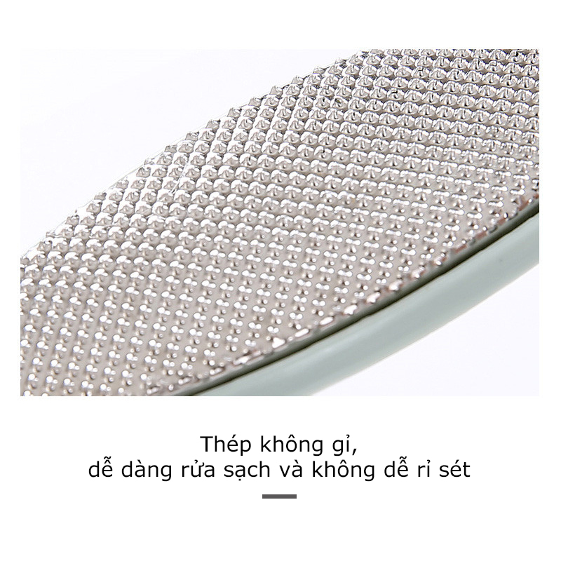 Steel heel scrubber