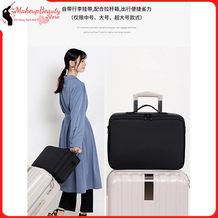 Cốp vải đựng đồ makeup đồ nail size to MS 388 [ MakeupBeauty.Store Cho Nàng Thêm Xinh ]