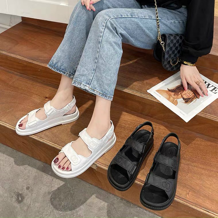 Free ship Sandal nữ , sandal ullzang đế cao su dẻo siêu siêu hot