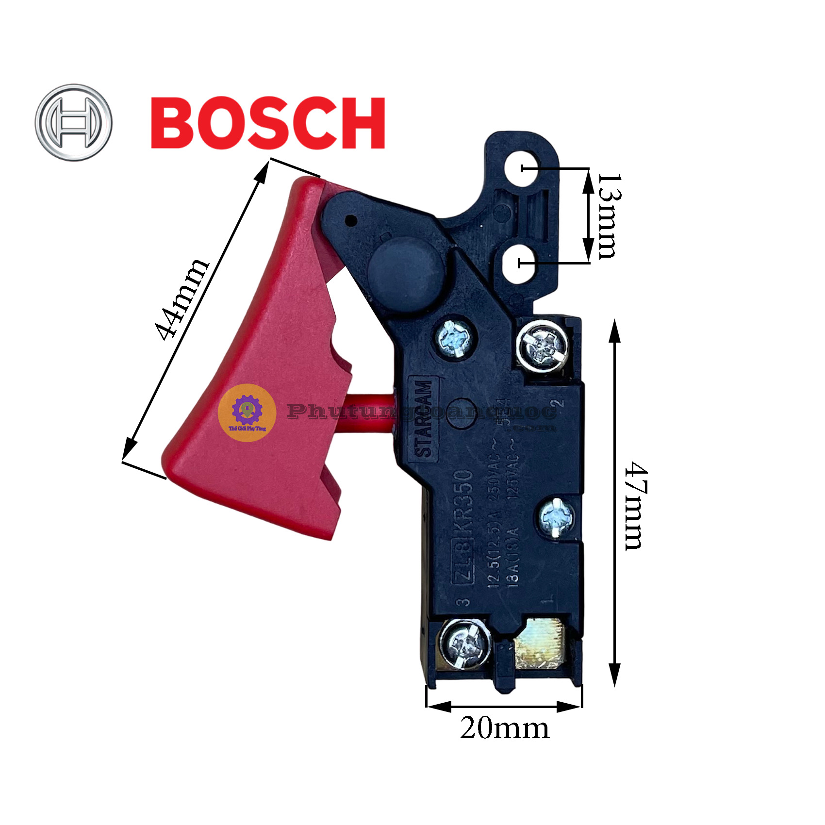Công tắc cắt sắt bosch gco200 chính hãng hoặc máy cắt sắt tq có cùng thông số
